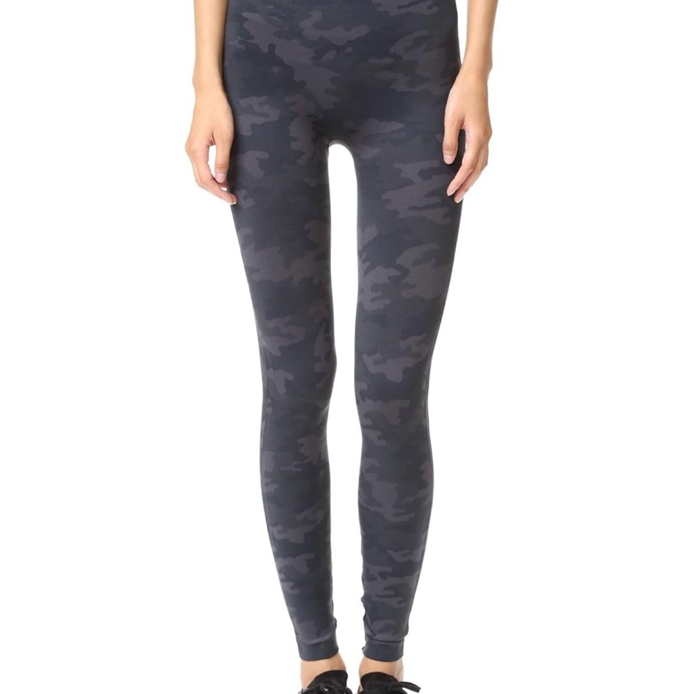 SPANX - Grey Camo Print Women's Leggings (XL)